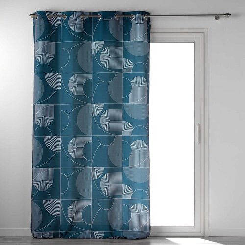 Douceur d int&amp;eacute;rieur Plava zavjesa 140x280 cm Esquisse &amp;ndash; Slike