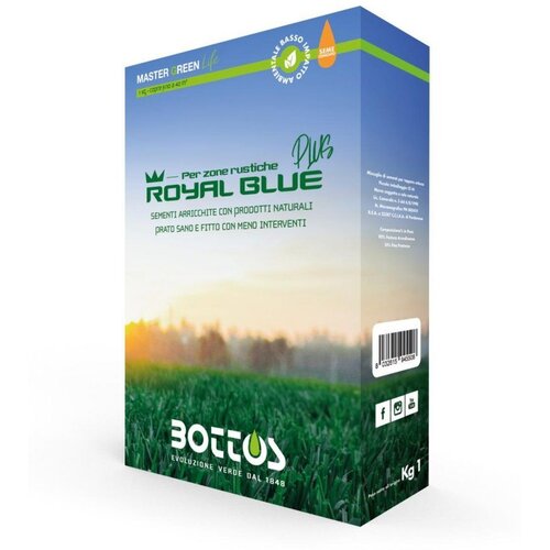 Bottos 1848 Seme trave za ukrasne travnjake Royal Blue Plus, 1 kg Cene