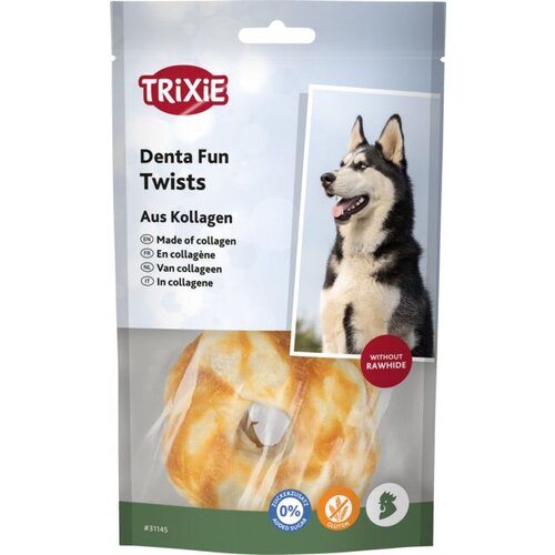 Trixie poslastica za pse dentafun twists, 2 komada Slike