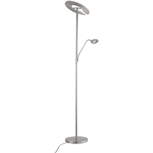 Fischer & Honsel LED stojeća svjetiljka s mogućnosti zatamnjivanja u srebrnoj boji (visina 180 cm) Dent – Cijene