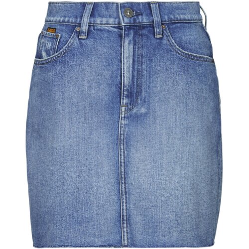 G-star Raw viktoria short skirt raw edge wmn Plava Cijene