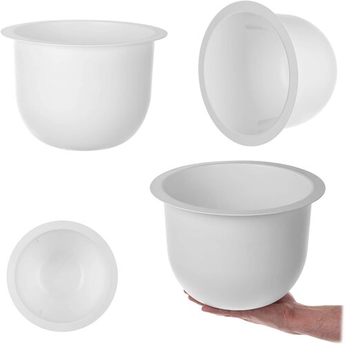 KADAX Loft okrogel vložek za cvetlični lonec za gredice, bel 29 cm, (5000352591) Cene