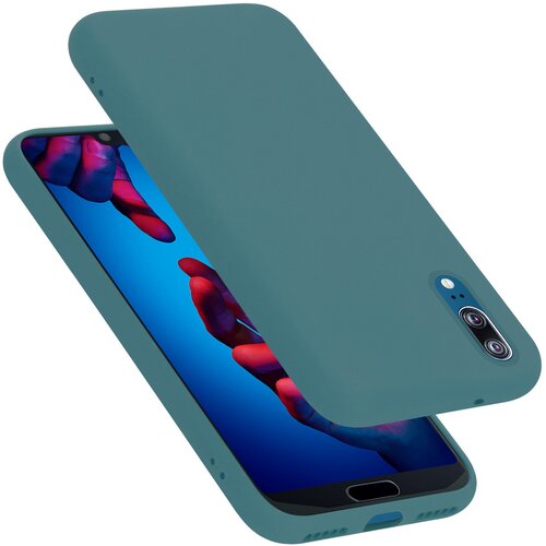 Cadorabo Ohi&scaron;je, združljiv s Huawei v tekoči zeleni barvi - za&scaron;čitni pokrov iz fleksibilnega silikona TPU, (20595443) Cene