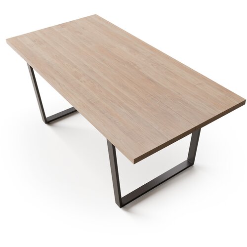 Blumfeldt Blagovaonski stol Bearsdon s metalnim nogama 180 x 90 cm Slike