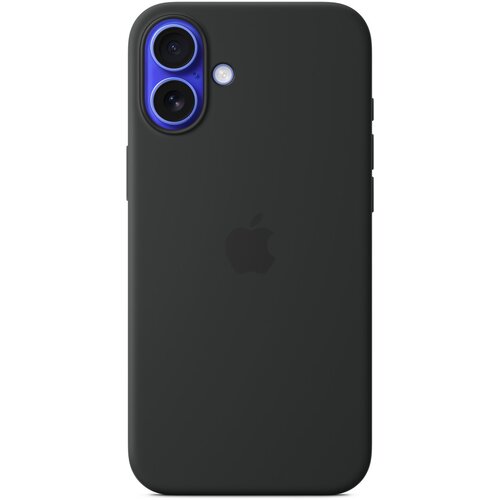 Apple iPhone 16 Plus silicone case with MagSafe Black, (21458786) Cene