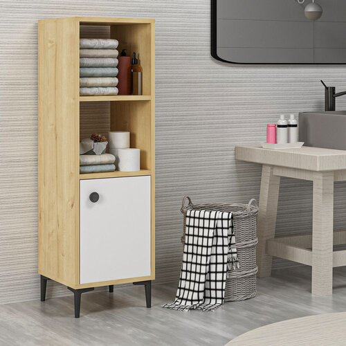Woody Fashion višenamenski ormar alone sapphire oak white Slike