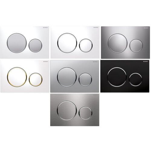 Geberit Tipka Sigma 20 bela/mat hrom/mat hrom 115.882.KL.1 Slike