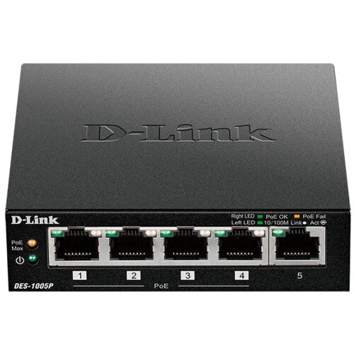 Switch 5 portni 10/100 D-LINK, DES-1005P/E,POE Cijene