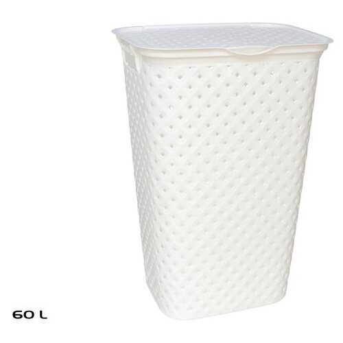  KO&amp;Scaron;ARA ZA RUBLJE S POKLOPCOM 60 L BIJELA Slike