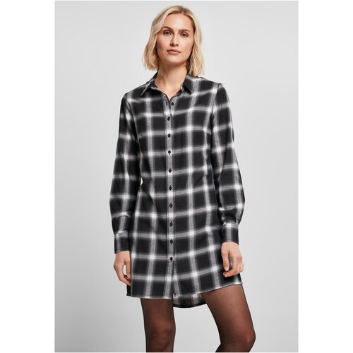 UC Ladies Women&amp;#039;s cotton shirt dress black/white Slike