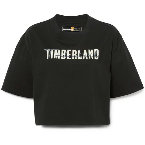 Timberland Majica svetlo modra / črna / bela