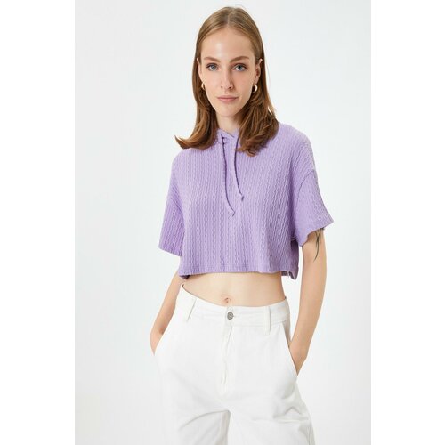 Koton Women's Lilac T-Shirt Slike
