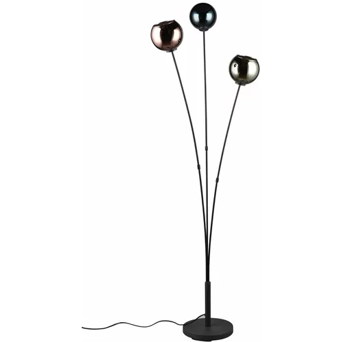 Tri O Sjajno crna stojeća svjetiljka (visina 150 cm) Sheldon –