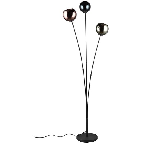 Tri O Sjajno crna stojeća svjetiljka (visina 150 cm) Sheldon &amp;ndash; Slike