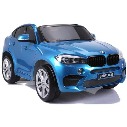  Licencirani auto na akumulator BMW X6 - plavi/lakirani Slike