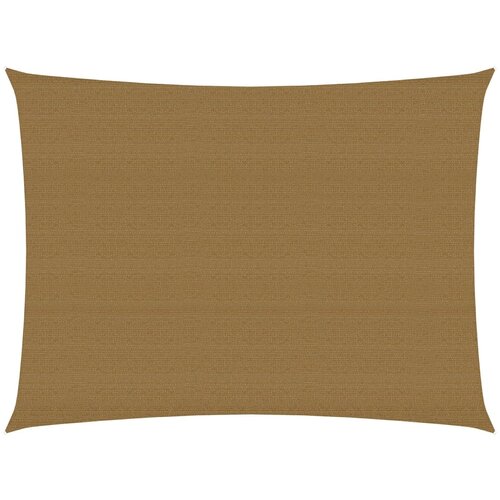 vidaXL Senčno jadro 160 g/m² taupe 3,5x4,5 m HDPE Cene