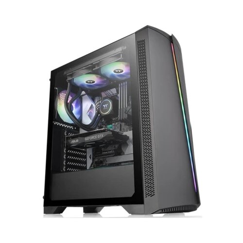 Thermaltake H350 TG RGB Mid tower, tempered glass, 1x 120mm Standard fan Cijene