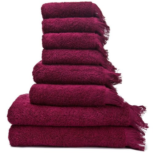 Bonami Selection Set od 6 crvenih manjih i 6 većihi 2 ručnika od 100% pamuka Cijene
