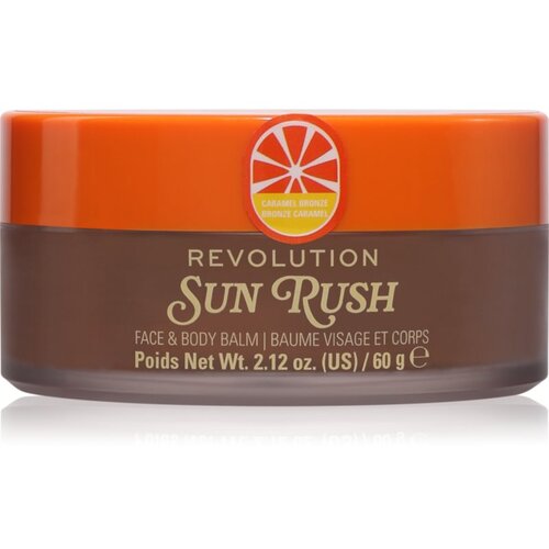 Revolution Sun Rush Face &amp;amp; Body Balm balzam za po sončenju s posvetlitvenim učinkom odtenek Caramel Bronze 60 g Slike