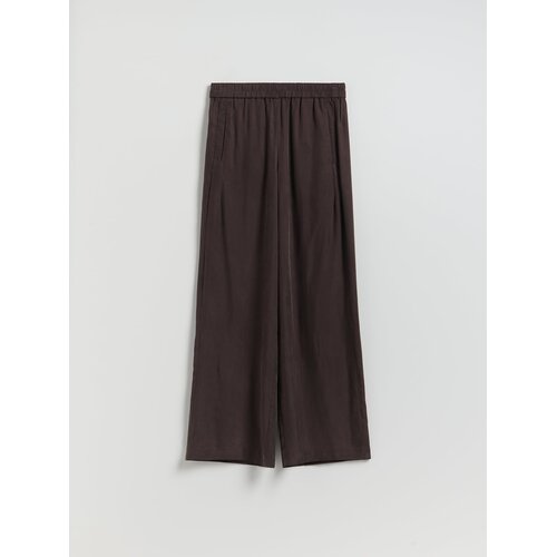 Reserved LADIES` TROUSERS - tamnosmeđe Cijene