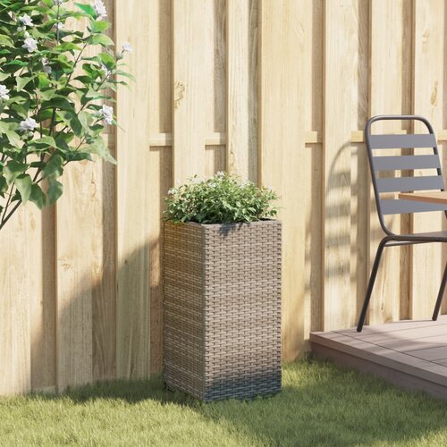  Vrtna sadilica siva 30 x 30 x 60 cm od poliratana Slike