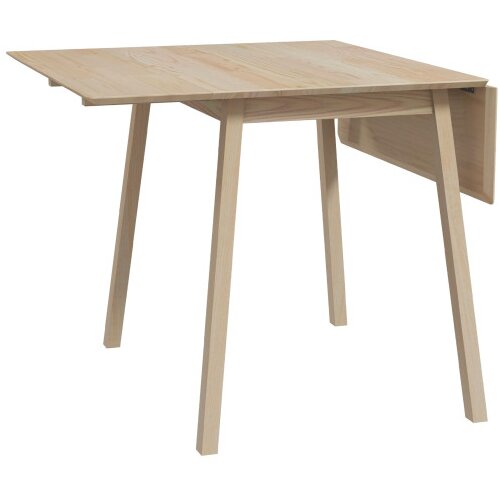 Nesta Zložljiva jedilna miza iz lesa za 2-4 osebe, naravna, 110x86x75 cm, idealna za majhne prostore, (5000493590) Cene