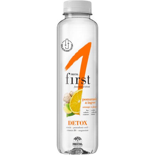 Fructal detox pomorandža đumbir voda sa ukusom 500ml Slike