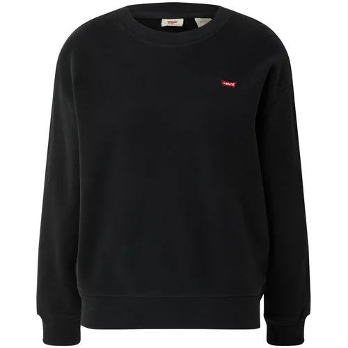 Levi's Sweater majica 'STANDARD CREW BLACKS' crna