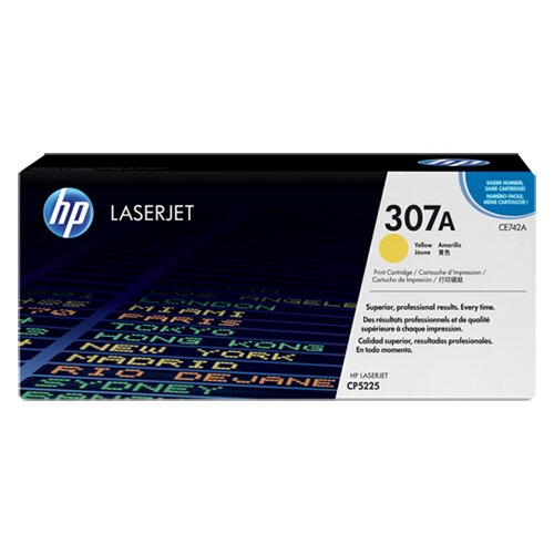 HP toner CE742A (rumena), original Cene