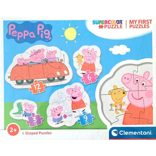 Clementoni moje prve puzzle 3+6+9+12 Peppa Pig Cene