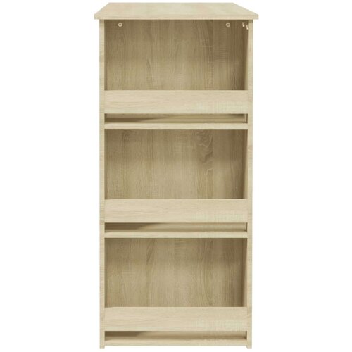 VidaXL Barski stol sa stalkom boja hrasta 102 x 50 x 103,5 cm iverica Slike