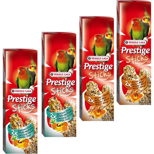 Versele-laga Miješano pakiranje Versele-Laga Prestige Sticks velike papig - 4 x 2 štapića (560g) Cijene
