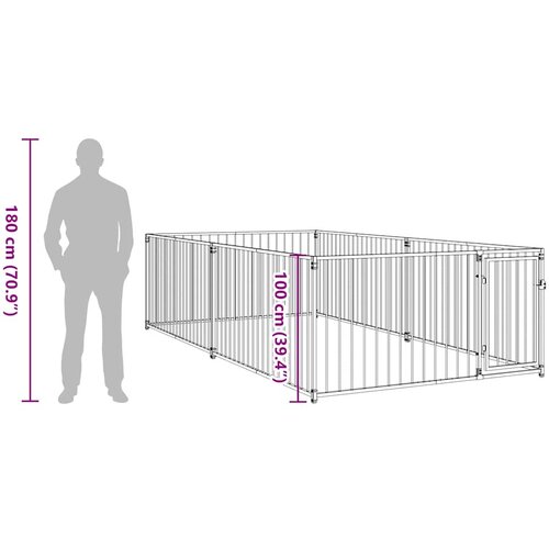  kavez za pse 200 x 400 x 100 cm Slike