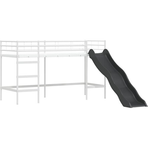  Okvir Krevet za Dječji Loft Bijela i roza 75 x 190 cm Metal Slike