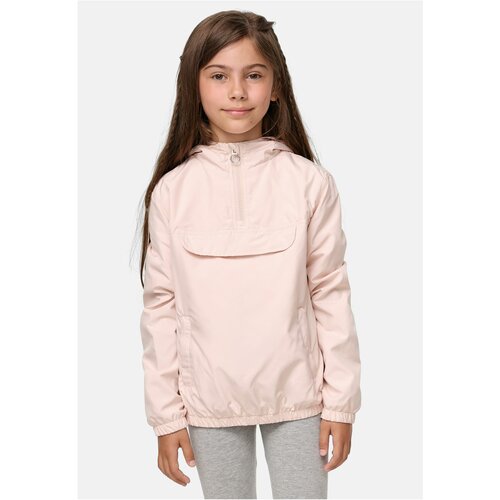 Urban Classics Kids Girls' Basic Pullover Jacket Light Pink Slike