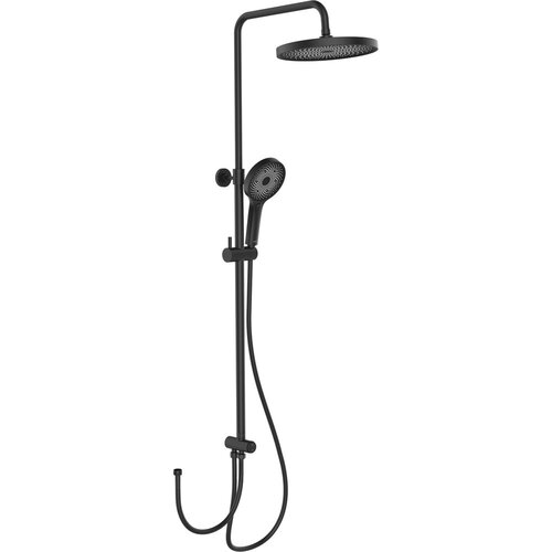 Wenko Crni tuš set od nehrđajućeg čelika 120 cm Soft Water - Cijene
