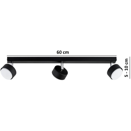 Brilagi LED spot svetlo MONO 3xGX53/30W/230V crna Slike