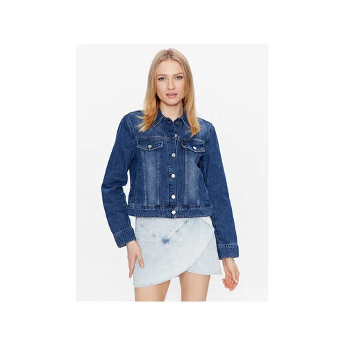 Karl Lagerfeld Jeans jakna 226W1407 Modra Regular Fit