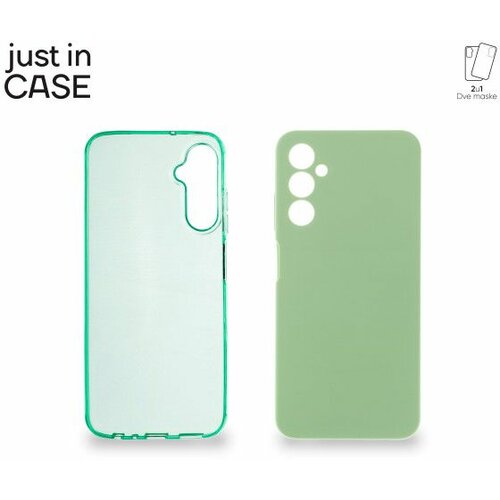 Just_in_Case 2u1 extra case mix paket maski za telefon samsung galaxy A05S zeleni Slike