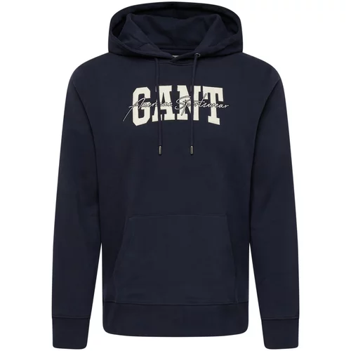 Gant Sweater majica morsko plava / bijela