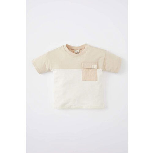 Defacto Baby Boy Regular Fit Crew Neck Color Block T-Shirt Cene