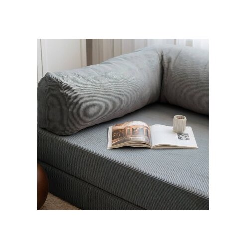 Atelier Del Sofa Nook sklopiva sofa, 100x200x70cm, tamnosiva Slike