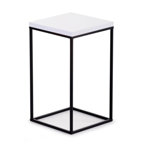  Stalak za cveće BASICLOFT 40x24 bela/crna Slike