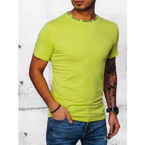 DStreet Men's T-shirt with print light green