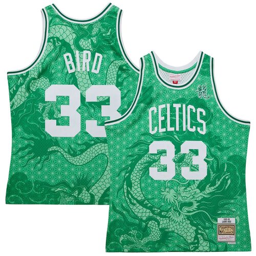 Mitchell And Ness larry bird 33 boston celtics 1985-86 asian heritage 6.0 fashion swingman dres Cene
