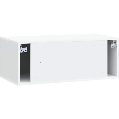  TV ormar za zid Bijela 78 5 x 41 x 30 cm Konstruirano drvo - Bijela 78 5 x 41 x 30 cm Slike