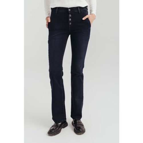 Legendww zenske bootcut farmerice sa srednjim strukom i kopcanjem na dugmice -model 239 Cene