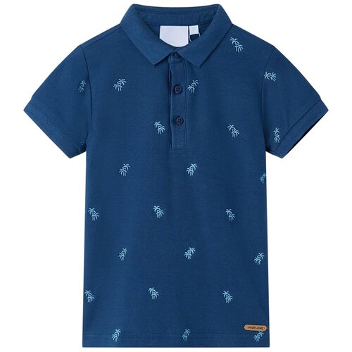 vidaXL Otroška polo majica temno modra 116 Cene