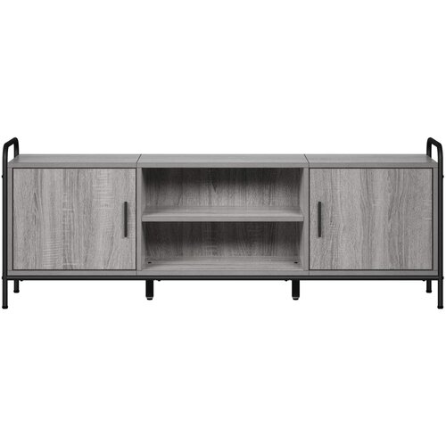  TV ormar 133 x 33 x 50 cm Siva Sonoma Konstruirano drvo Slike