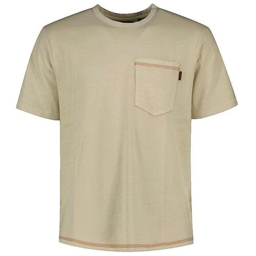 Superdry Majice s kratkimi rokavi T-shirt Contrast Stitch Pocket Bež Cene